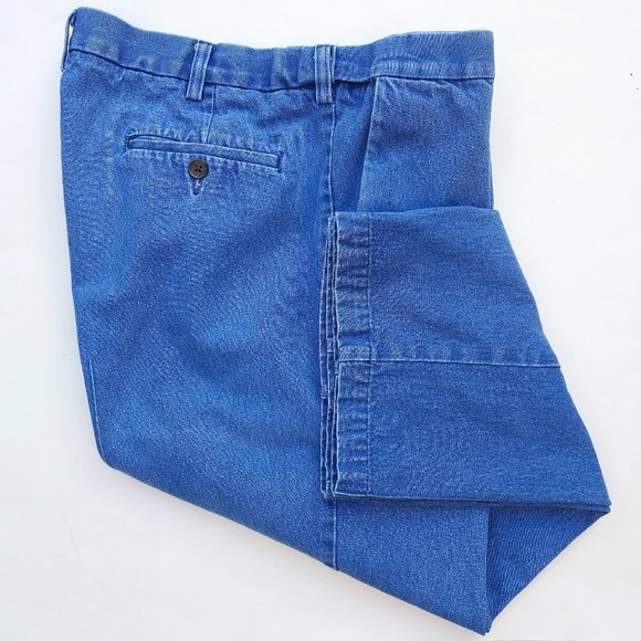 Haggar Work to Weekend Denim Flat Front Jeans 36R - Picture 1 of 9